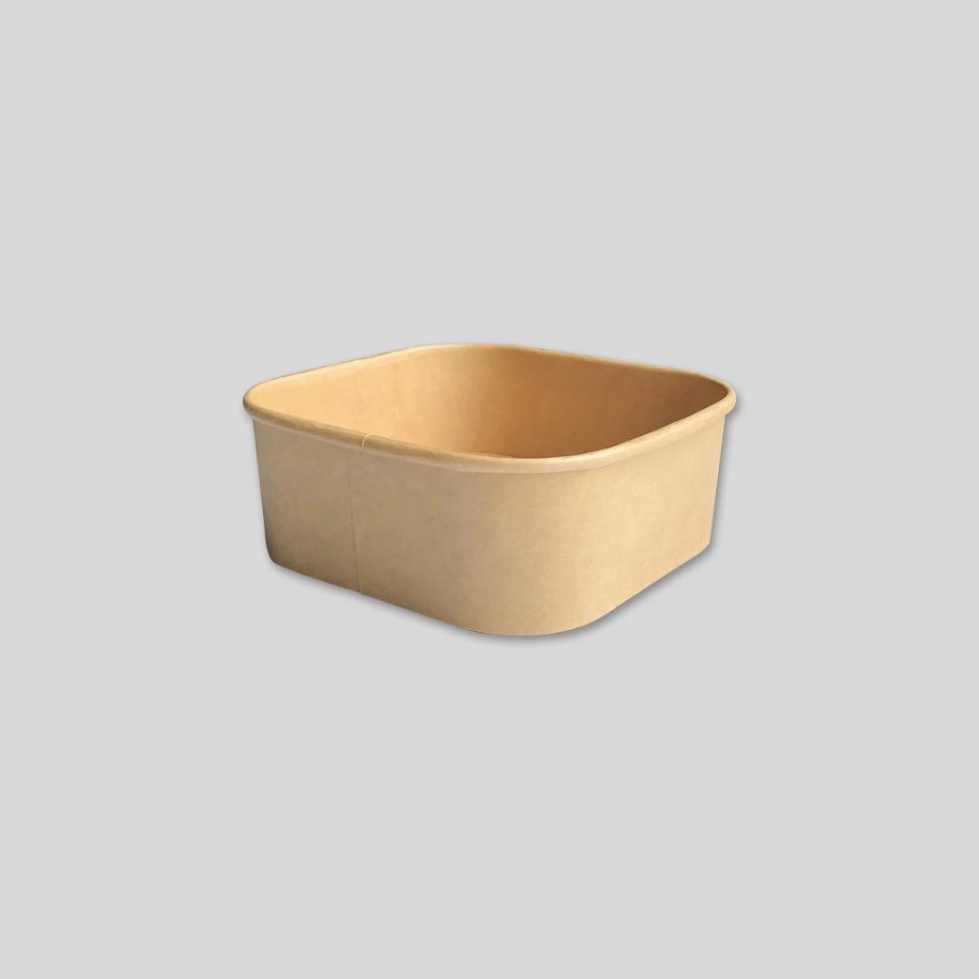 kraft-square-paper-bowl-500ml-with-lids-50-pcs