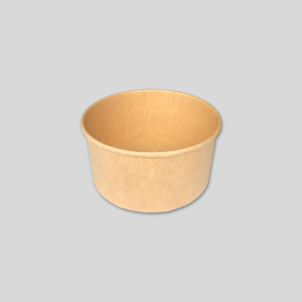 kraft-round-paper-bowl-1300ml-with-lids-50-pcs